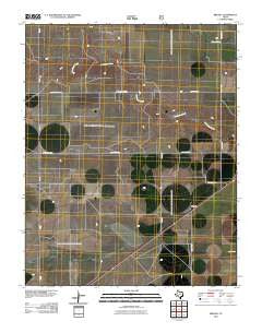 Brickel Texas Historical topographic map, 1:24000 scale, 7.5 X 7.5 Minute, Year 2010