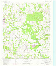 Bridgeport East Texas Historical topographic map, 1:24000 scale, 7.5 X 7.5 Minute, Year 1960