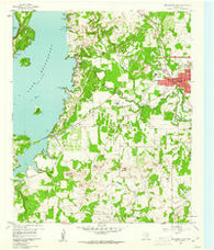 Bridgeport West Texas Historical topographic map, 1:24000 scale, 7.5 X 7.5 Minute, Year 1960