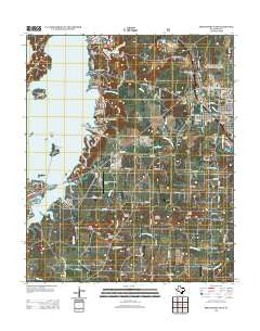 Bridgeport West Texas Historical topographic map, 1:24000 scale, 7.5 X 7.5 Minute, Year 2013