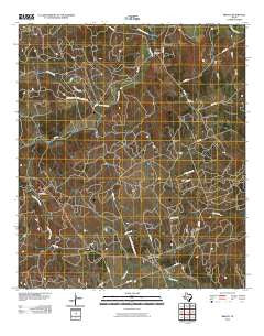 Briggs Texas Historical topographic map, 1:24000 scale, 7.5 X 7.5 Minute, Year 2010