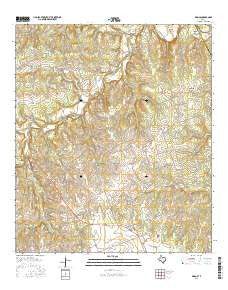 Briggs Texas Current topographic map, 1:24000 scale, 7.5 X 7.5 Minute, Year 2016