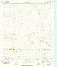 Brinson Ranch Texas Historical topographic map, 1:24000 scale, 7.5 X 7.5 Minute, Year 1971