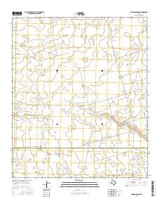 Brinson Ranch Texas Current topographic map, 1:24000 scale, 7.5 X 7.5 Minute, Year 2016