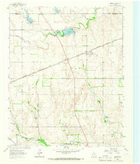 Briscoe Texas Historical topographic map, 1:24000 scale, 7.5 X 7.5 Minute, Year 1963