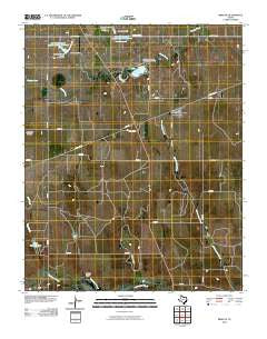 Briscoe Texas Historical topographic map, 1:24000 scale, 7.5 X 7.5 Minute, Year 2010