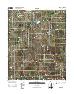 Briscoe Texas Historical topographic map, 1:24000 scale, 7.5 X 7.5 Minute, Year 2012