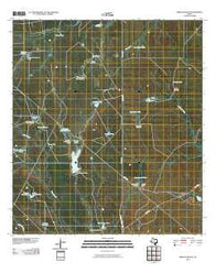 Briscoe Ranch Texas Historical topographic map, 1:24000 scale, 7.5 X 7.5 Minute, Year 2010