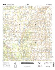 Briscoe Ranch Texas Current topographic map, 1:24000 scale, 7.5 X 7.5 Minute, Year 2016