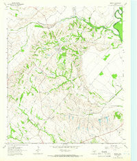 Bristol Texas Historical topographic map, 1:24000 scale, 7.5 X 7.5 Minute, Year 1962