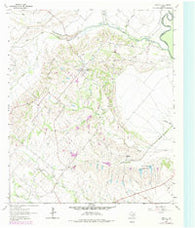 Bristol Texas Historical topographic map, 1:24000 scale, 7.5 X 7.5 Minute, Year 1962