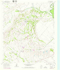 Bristol Texas Historical topographic map, 1:24000 scale, 7.5 X 7.5 Minute, Year 1962
