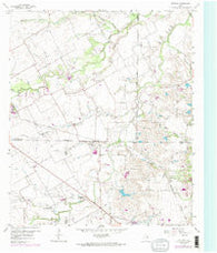 Britton Texas Historical topographic map, 1:24000 scale, 7.5 X 7.5 Minute, Year 1959