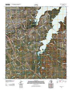 Britton Texas Historical topographic map, 1:24000 scale, 7.5 X 7.5 Minute, Year 2010