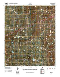 Brock Texas Historical topographic map, 1:24000 scale, 7.5 X 7.5 Minute, Year 2010