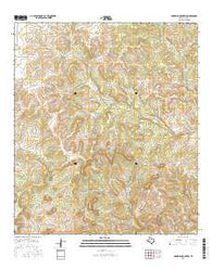 Brokeleg Mountain Texas Current topographic map, 1:24000 scale, 7.5 X 7.5 Minute, Year 2016