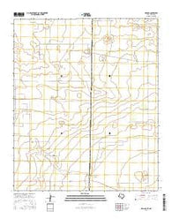 Bronco Texas Current topographic map, 1:24000 scale, 7.5 X 7.5 Minute, Year 2016