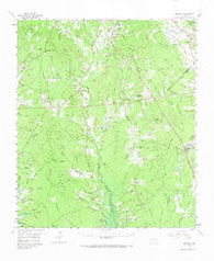 Bronson Texas Historical topographic map, 1:62500 scale, 15 X 15 Minute, Year 1958
