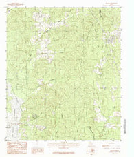 Bronson Texas Historical topographic map, 1:24000 scale, 7.5 X 7.5 Minute, Year 1984