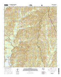 Bronson Texas Current topographic map, 1:24000 scale, 7.5 X 7.5 Minute, Year 2016
