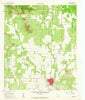 Bronte Texas Historical topographic map, 1:24000 scale, 7.5 X 7.5 Minute, Year 1961