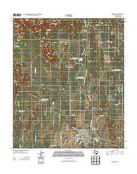 Bronte Texas Historical topographic map, 1:24000 scale, 7.5 X 7.5 Minute, Year 2013