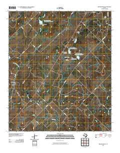 Brookesmith Texas Historical topographic map, 1:24000 scale, 7.5 X 7.5 Minute, Year 2010