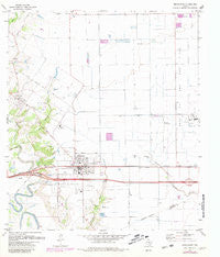 Brookshire Texas Historical topographic map, 1:24000 scale, 7.5 X 7.5 Minute, Year 1971