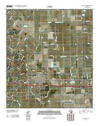 Brookshire Texas Historical topographic map, 1:24000 scale, 7.5 X 7.5 Minute, Year 2010