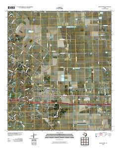 Brookshire Texas Historical topographic map, 1:24000 scale, 7.5 X 7.5 Minute, Year 2010