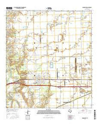 Brookshire Texas Current topographic map, 1:24000 scale, 7.5 X 7.5 Minute, Year 2016