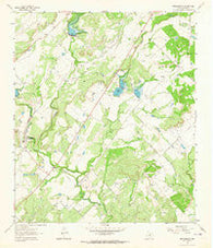 Brooksmith Texas Historical topographic map, 1:24000 scale, 7.5 X 7.5 Minute, Year 1963