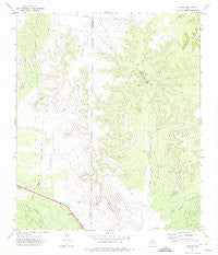 Broome Texas Historical topographic map, 1:24000 scale, 7.5 X 7.5 Minute, Year 1972