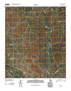 Broome Texas Historical topographic map, 1:24000 scale, 7.5 X 7.5 Minute, Year 2010