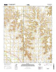 Broome Texas Current topographic map, 1:24000 scale, 7.5 X 7.5 Minute, Year 2016
