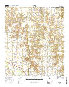 Broome Texas Current topographic map, 1:24000 scale, 7.5 X 7.5 Minute, Year 2016