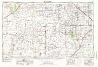 Brownfield Texas Historical topographic map, 1:250000 scale, 1 X 2 Degree, Year 1954