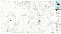 Brownfield Texas Historical topographic map, 1:100000 scale, 30 X 60 Minute, Year 1985