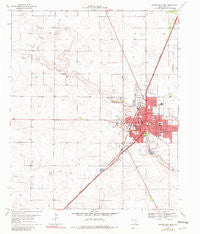Brownfield West Texas Historical topographic map, 1:24000 scale, 7.5 X 7.5 Minute, Year 1969