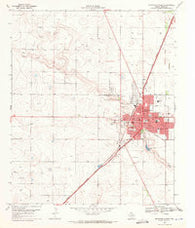 Brownfield West Texas Historical topographic map, 1:24000 scale, 7.5 X 7.5 Minute, Year 1969