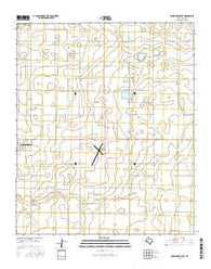 Brownfield East Texas Current topographic map, 1:24000 scale, 7.5 X 7.5 Minute, Year 2016