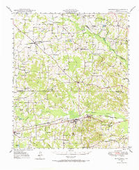 Brownsboro Texas Historical topographic map, 1:62500 scale, 15 X 15 Minute, Year 1948