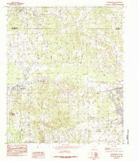 Brownsboro Texas Historical topographic map, 1:24000 scale, 7.5 X 7.5 Minute, Year 1984