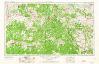 Brownwood Texas Historical topographic map, 1:250000 scale, 1 X 2 Degree, Year 1954
