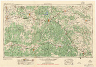 Brownwood Texas Historical topographic map, 1:250000 scale, 1 X 2 Degree, Year 1954