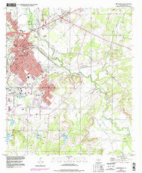 Brownwood Texas Historical topographic map, 1:24000 scale, 7.5 X 7.5 Minute, Year 1996