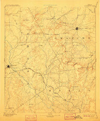 Brownwood Texas Historical topographic map, 1:125000 scale, 30 X 30 Minute, Year 1894