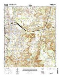 Brownwood Texas Current topographic map, 1:24000 scale, 7.5 X 7.5 Minute, Year 2016