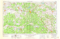 Brownwood Texas Historical topographic map, 1:250000 scale, 1 X 2 Degree, Year 1954