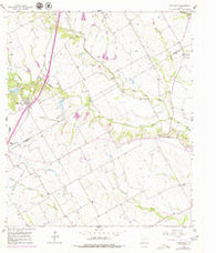 Bruceville Texas Historical topographic map, 1:24000 scale, 7.5 X 7.5 Minute, Year 1957